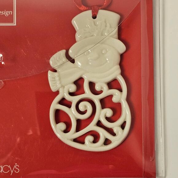 Lenox Christmas Ornaments Angel- Snowman - Picture 2 of 4